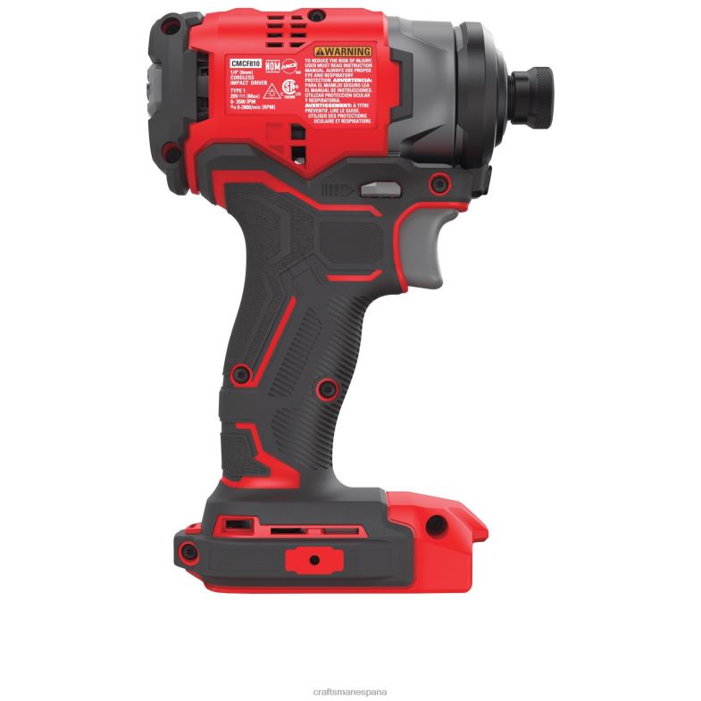 CRAFTSMAN Controlador de impacto inalámbrico sin escobillas v20 de 20 voltios máx de 1/4 de pulgada Herramientas eléctricas 4DTRH115