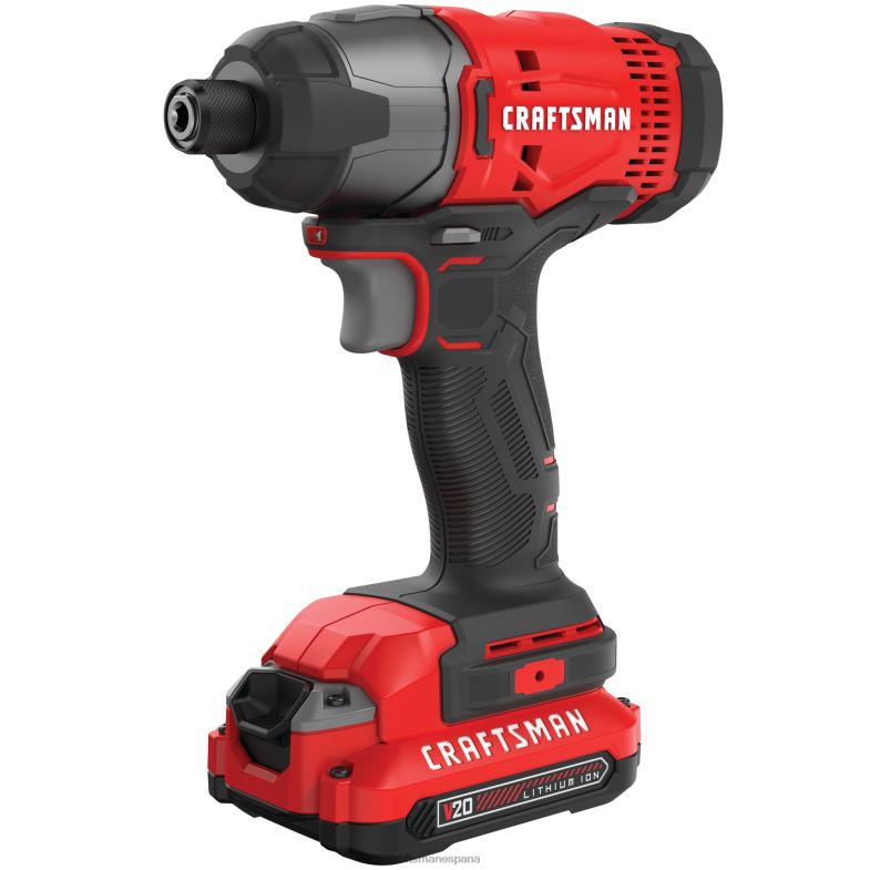 CRAFTSMAN Controlador de impacto inalámbrico v20 de 20 voltios máximo (2 baterías incluidas cargador incluido) Herramientas eléctricas 4DTRH131