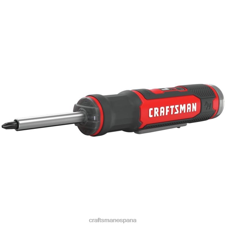 CRAFTSMAN Destornillador inalámbrico de 4 voltios y 3/8 pulgadas (1 batería incluida y cargador incluido) Herramientas eléctricas 4DTRH156