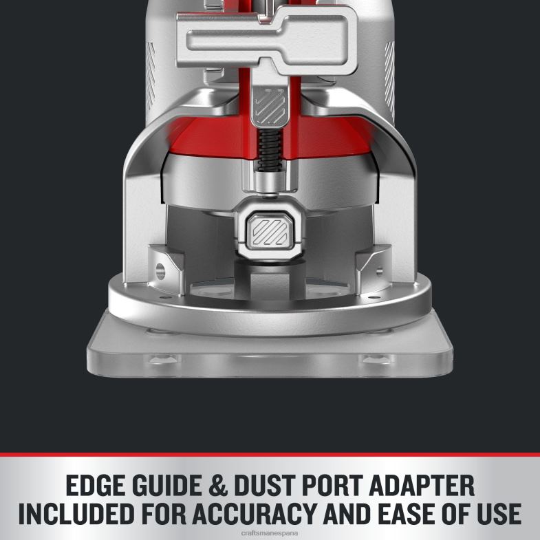 CRAFTSMAN Enrutador inalámbrico fijo sin escobillas de velocidad variable de 1/4 de pulgada (herramienta básica) Herramientas eléctricas 4DTRH97