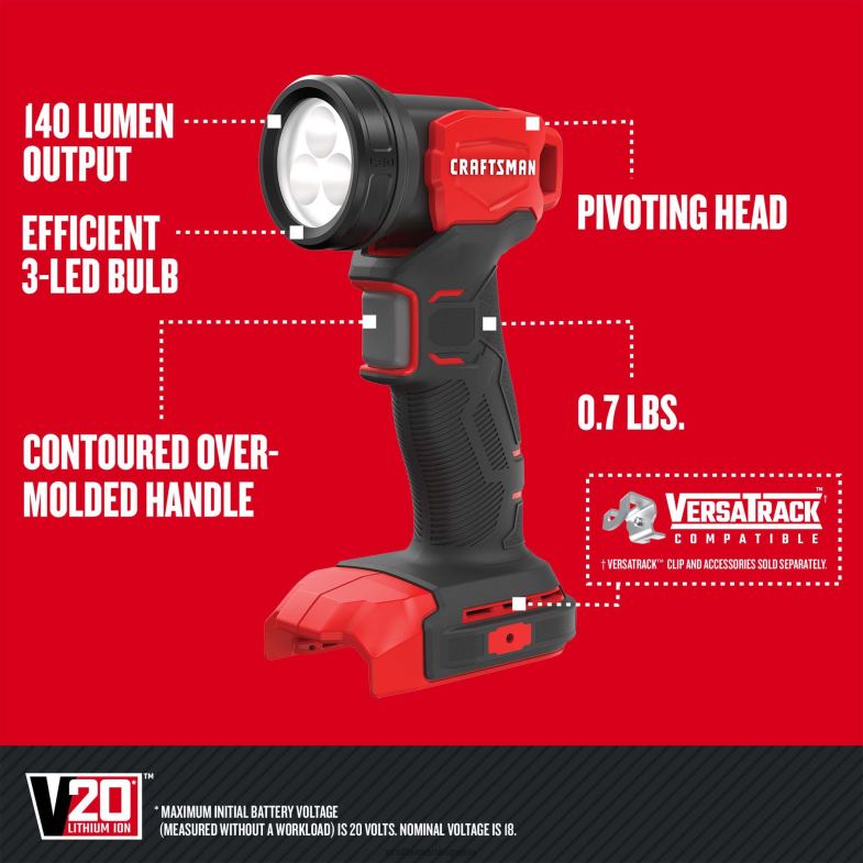 CRAFTSMAN Kit combinado de herramientas eléctricas de 4 herramientas con estuche blando (2 baterías incluidas y cargador incluido) Herramientas eléctricas 4DTRH25