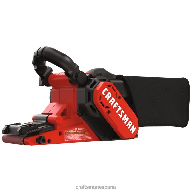 CRAFTSMAN Lijadora de banda con cable de 120 voltios y 7 amperios con control de polvo Herramientas eléctricas 4DTRH75