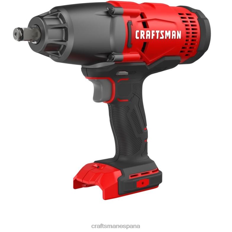 CRAFTSMAN Llave de impacto inalámbrica con accionamiento de 1/2 pulgada y velocidad variable máxima v20 de 20 voltios Herramientas eléctricas 4DTRH143