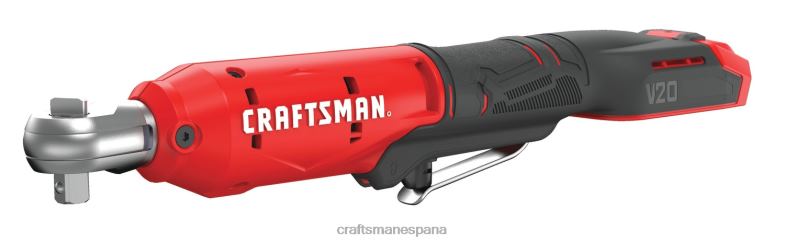 CRAFTSMAN Llave de trinquete inalámbrica con accionamiento de 3/8 de pulgada y velocidad variable máxima de 20 voltios (herramienta básica) Herramientas eléctricas 4DTRH12