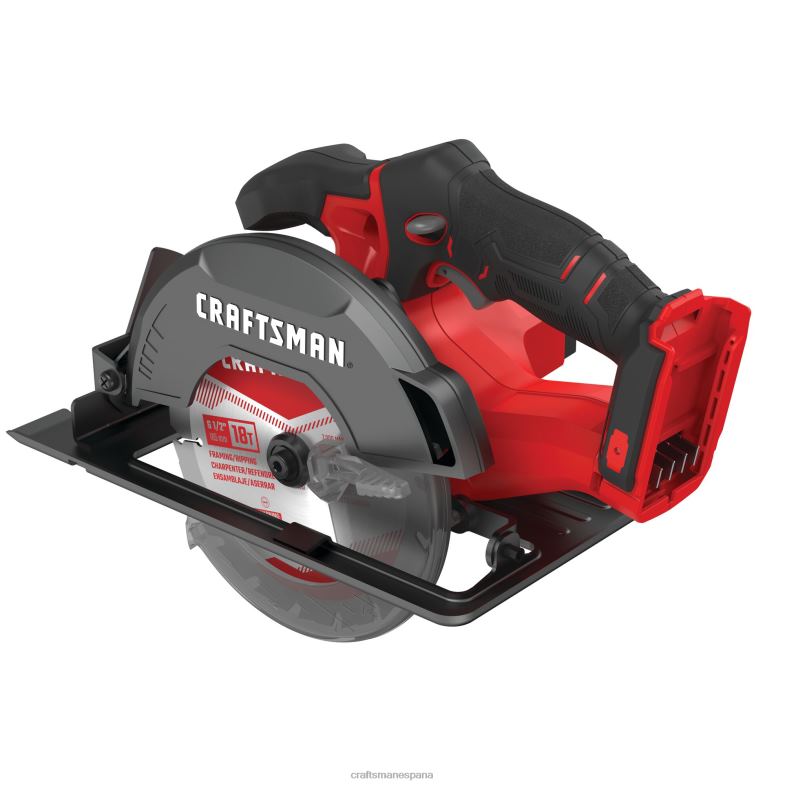 CRAFTSMAN Sierra circular compacta inalámbrica v20 de 20 voltios máx de 6-1/2 pulgadas (herramienta básica) Herramientas eléctricas 4DTRH28