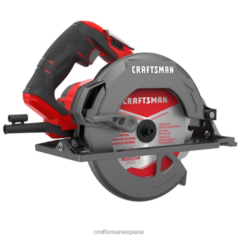 CRAFTSMAN Sierra circular con cable de 15 amperios y 7-1/4 pulgadas Herramientas eléctricas 4DTRH142