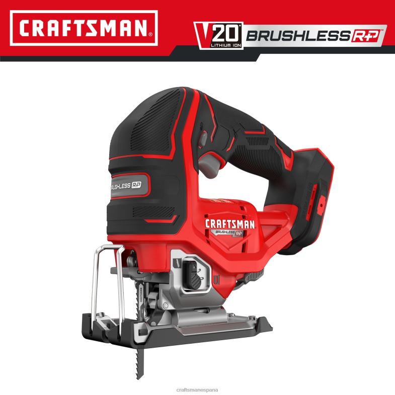 CRAFTSMAN Sierra de vaivén inalámbrica sin llave de velocidad variable y sin escobillas v20 rp 20 voltios máx (herramienta básica) Herramientas eléctricas 4DTRH8