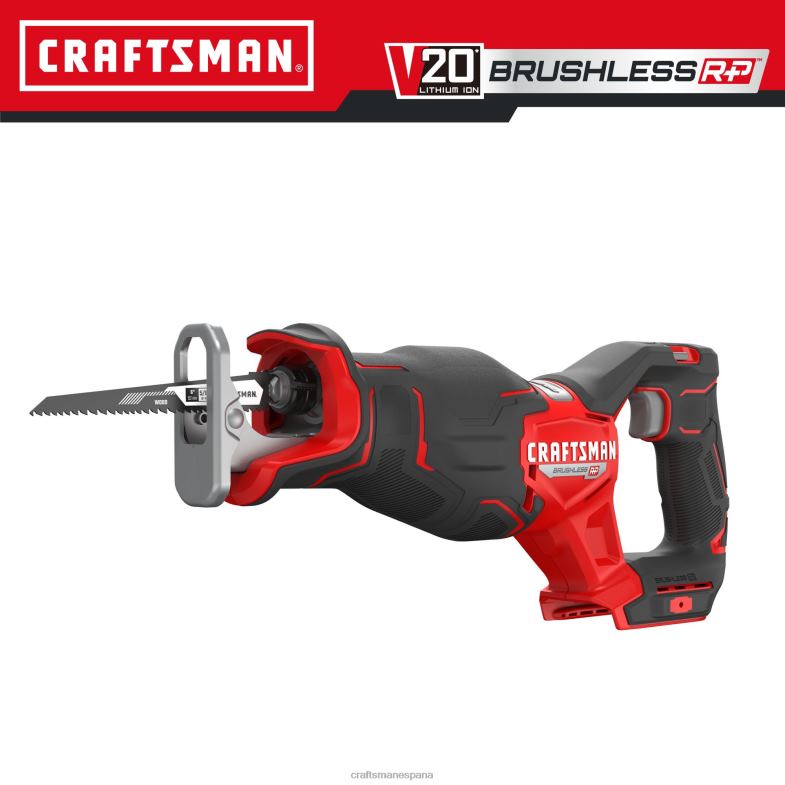 CRAFTSMAN Sierra recíproca inalámbrica sin escobillas v20 rp de velocidad variable máxima de 20 voltios (herramienta básica) Herramientas eléctricas 4DTRH21