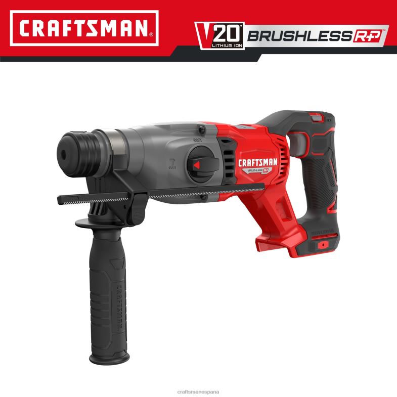 CRAFTSMAN Taladro percutor inalámbrico de velocidad variable v20 rp 20 voltios máx 1 pulgada sds-plus (herramienta básica) Herramientas eléctricas 4DTRH108