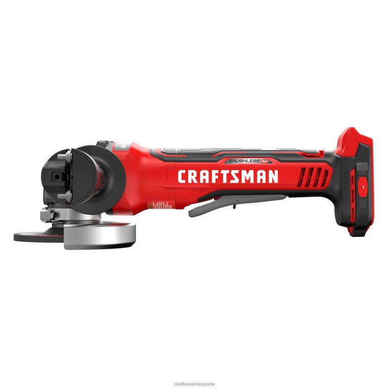 CRAFTSMAN v20 rp Amoladora angular inalámbrica sin escobillas con interruptor de paleta máx de 45 pulgadas y 20 voltios (solo herramienta) Herramientas eléctricas 4DTRH26