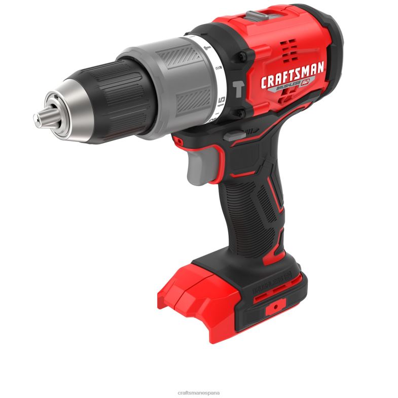 CRAFTSMAN v20 rp Taladro percutor inalámbrico sin escobillas velocidad variable 1/2 pulg 20 voltios amperaje máximo (herramienta básica) Herramientas eléctricas 4DTRH107