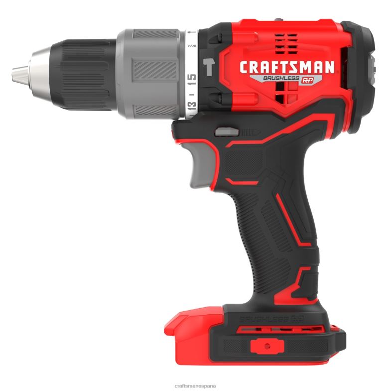 CRAFTSMAN v20 rp Taladro percutor inalámbrico sin escobillas velocidad variable 1/2 pulg 20 voltios amperaje máximo (herramienta básica) Herramientas eléctricas 4DTRH107