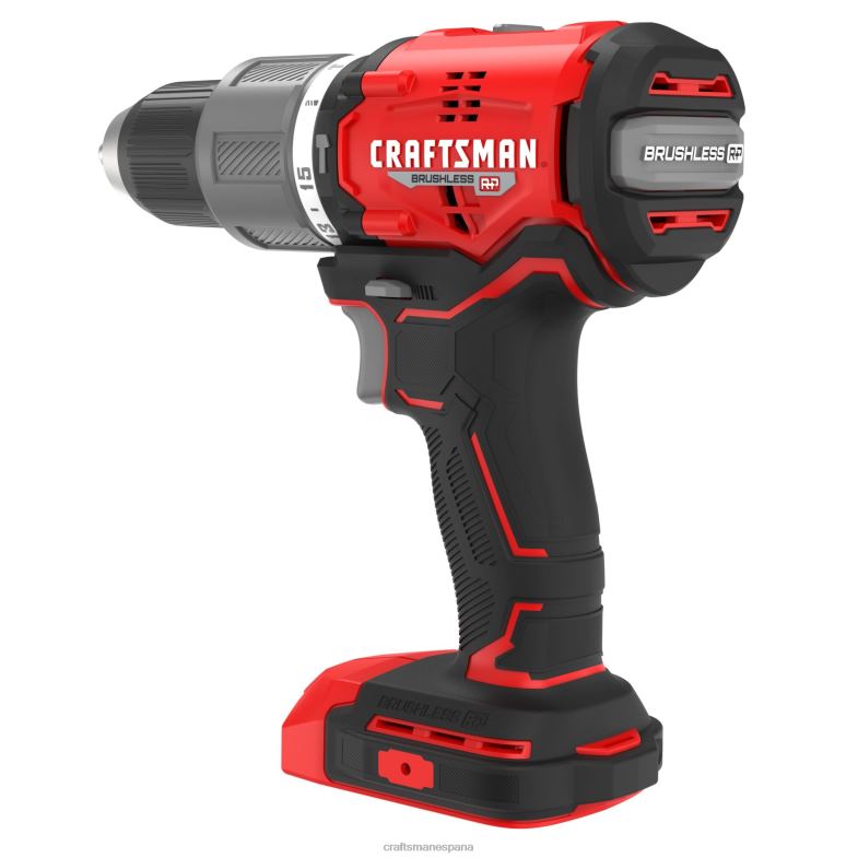 CRAFTSMAN v20 rp Taladro percutor inalámbrico sin escobillas velocidad variable 1/2 pulg 20 voltios amperaje máximo (herramienta básica) Herramientas eléctricas 4DTRH107